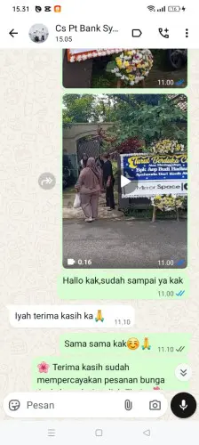 Testimonial Papan Bunga cilograng