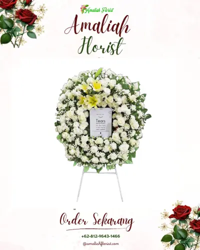 Krans Bunga Duka Cita cilograng